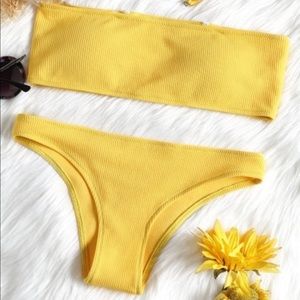 ZAFUL Bandeau Bikini TOP & BOTTOM